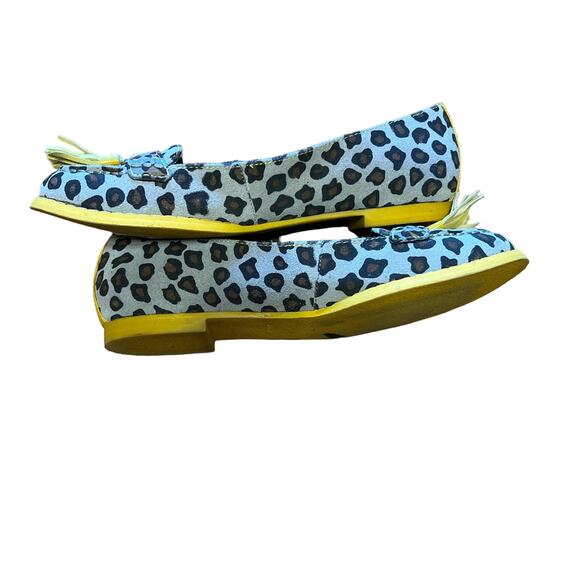 Poetic License Leopard Print Flats with Yellow Accents - Picture 4 of 8